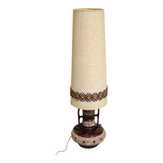 Large vintage floor lamp, 132 cm high