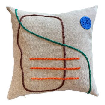 Handmade cushion cover 45x45 cm