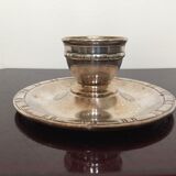 Silver metal egg cup