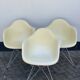 Set of 3 armchairs by Charles and Ray Eames for Vitra edition