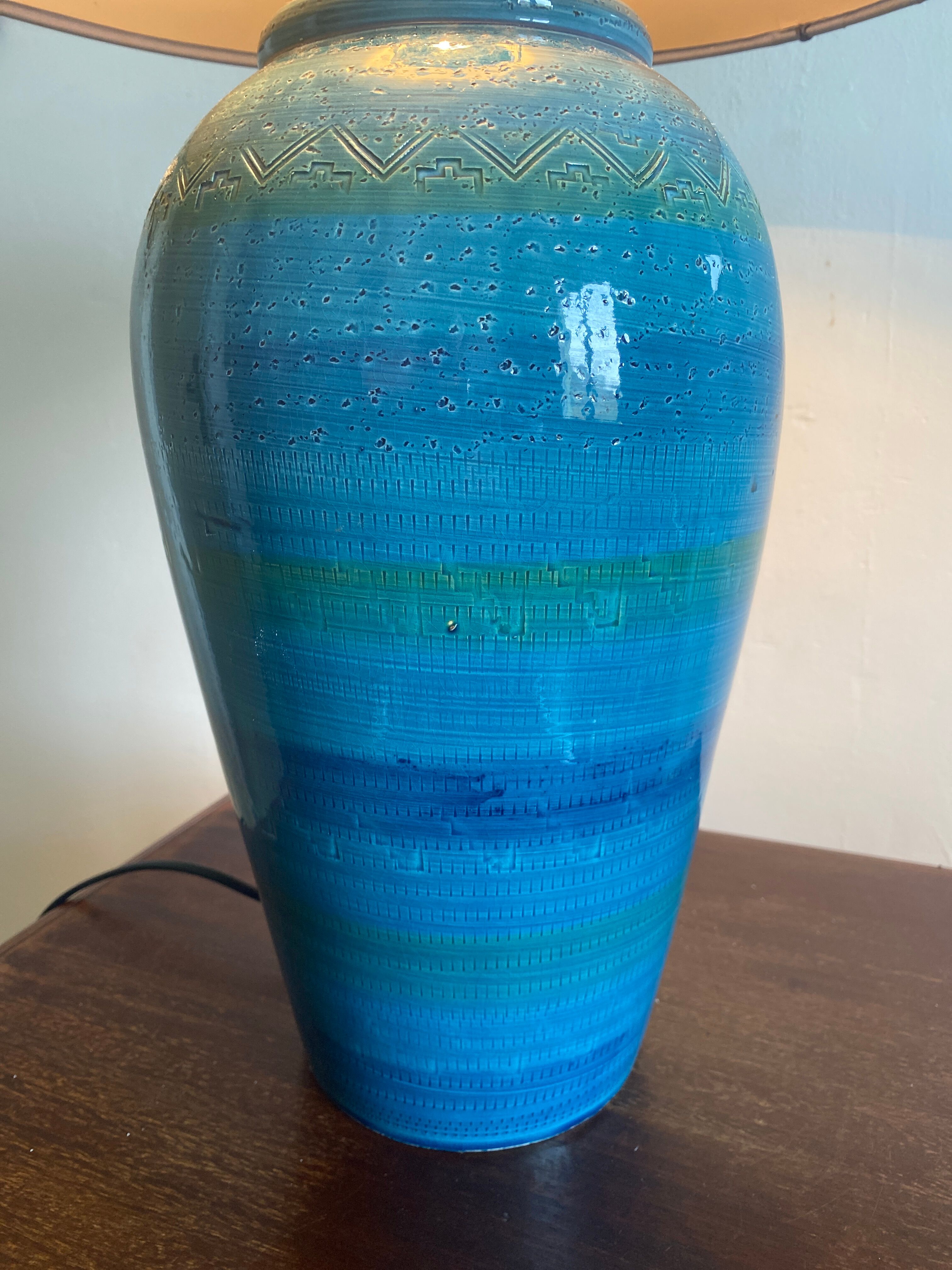 Italian ceramic lamp