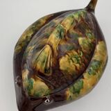 Vallauris vintage fish soup tureen, 1960s