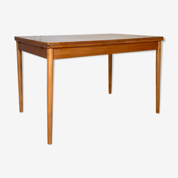 Table scandinave teck rectangle 120x80