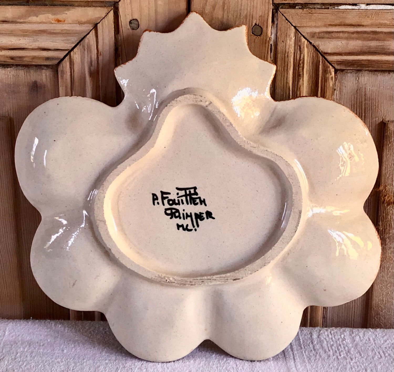 4 plates of oysters barbotine Paul Fouillen Quimper