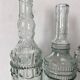lot de bouteilles en verre moulé