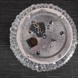 Round glass ceiling light