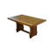Large solid oak art deco table by Henri Bonjour 1930s