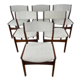Set of 6 Erik Buch chairs