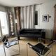 Lot de 2 Fauteuils cuir noir inspiration Wassily