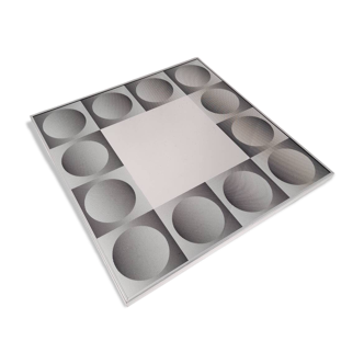 Miroir Deknudt art optique années 70