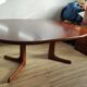 Table scandinave vintage Danemark CJ rosengaarden 60s