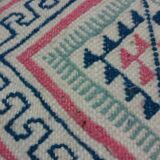 Carpet Chair white and rose 48 x 42 cm