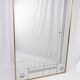 Large brasserie-style mirror with engraved mirrors, France, 1950s