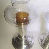 3 whole photophores in silver metal