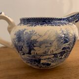 Villeroy and Boch Burgenland blue and white sugar and milk pots