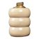 Tommaso Barbi Cream Speckled Ceramic and Brass Table Lighter 1970