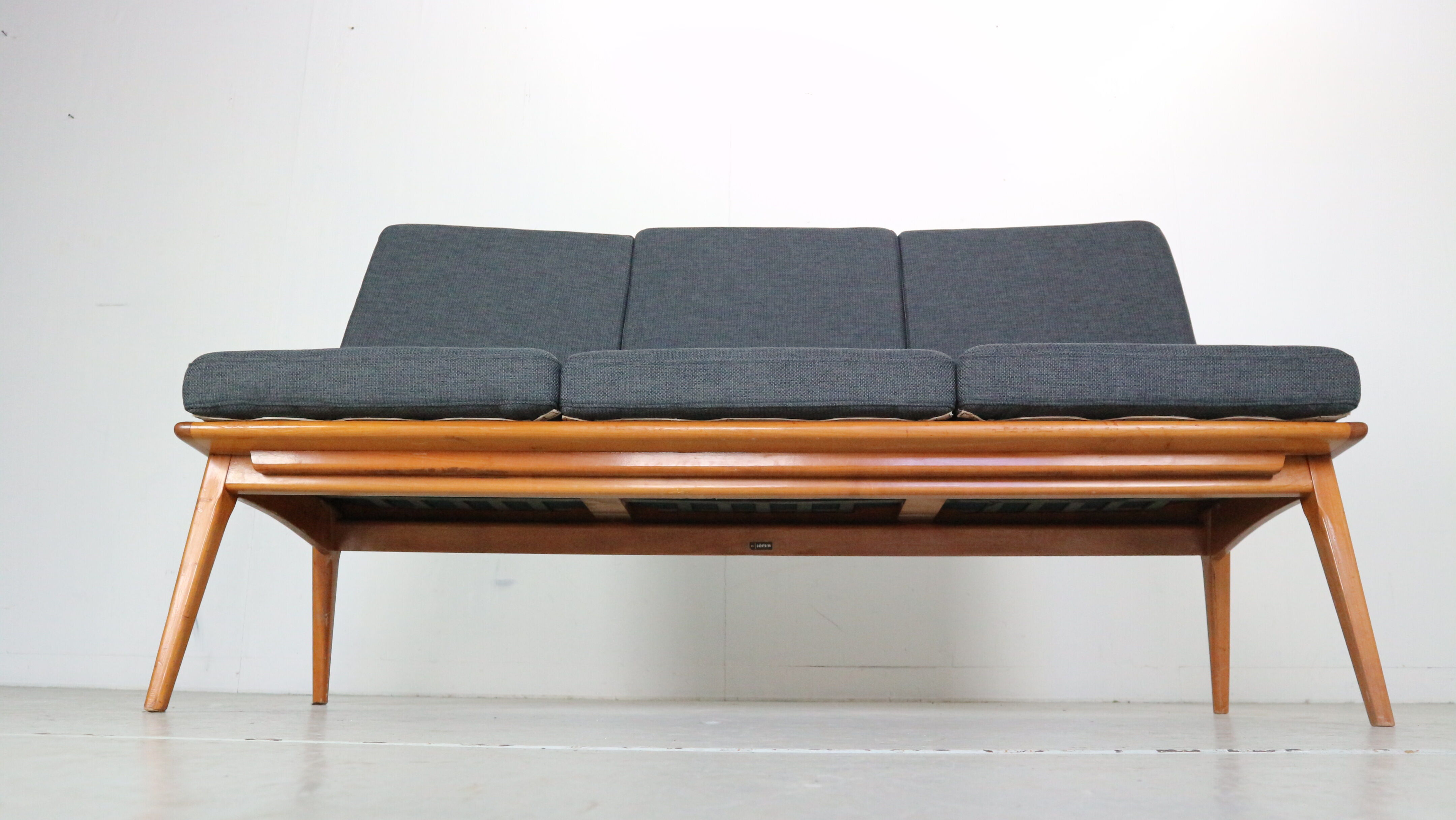 Mid-Century Modern Hans Mitzlaff 1950s Boomerang Sofa for Eugen Schmidt, 1950's