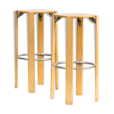 70s Bar Stool by Bruno Rey for Dietiker Kusch & Co set/2