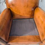 Fauteuil club en cuir