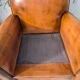 Fauteuil club en cuir