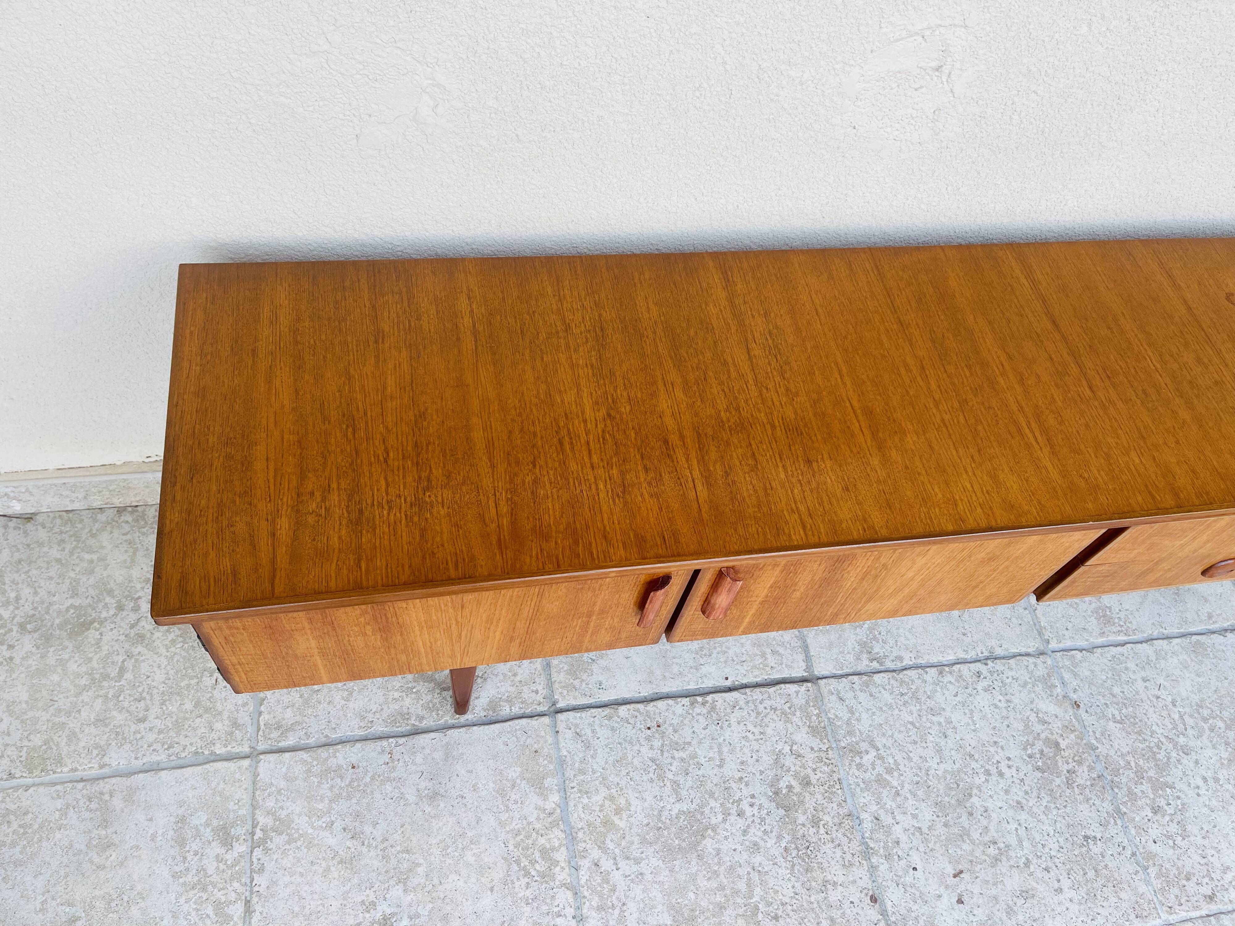 Scandinavian teak row