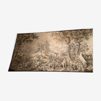 Large format vintage wall tapestry