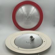 Luci Milano ‘Sat 50’ Flush Mount Lamp - Futuristic Design New Old Stock 80s