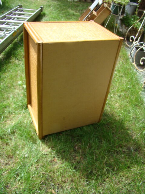 Vintage bedside furniture bamboo / rattan 70