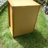 Vintage bedside furniture bamboo / rattan 70