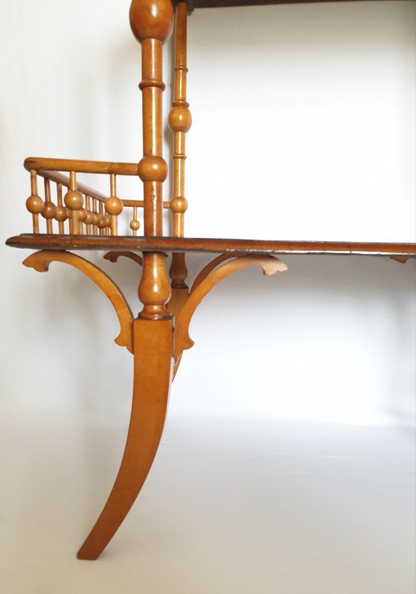 Table à thé Art Nouveau école de Nancy, début XXe