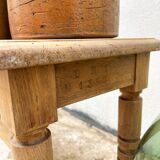 Old oak farm bench