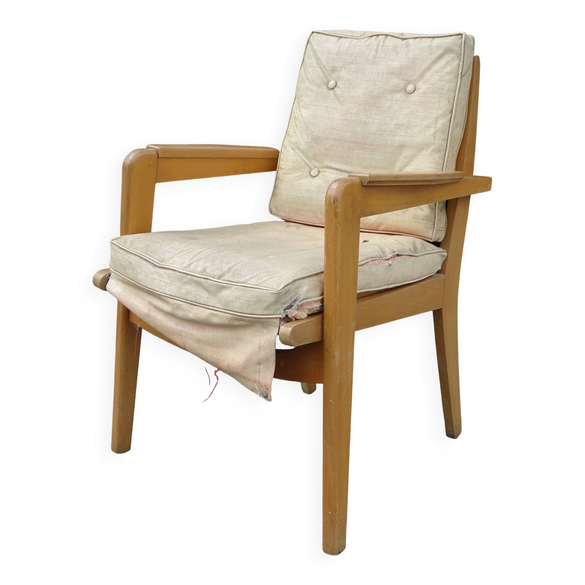 Chair bridge model FS 106 by Pierre Guariche, Airborne edition, circa 1950.