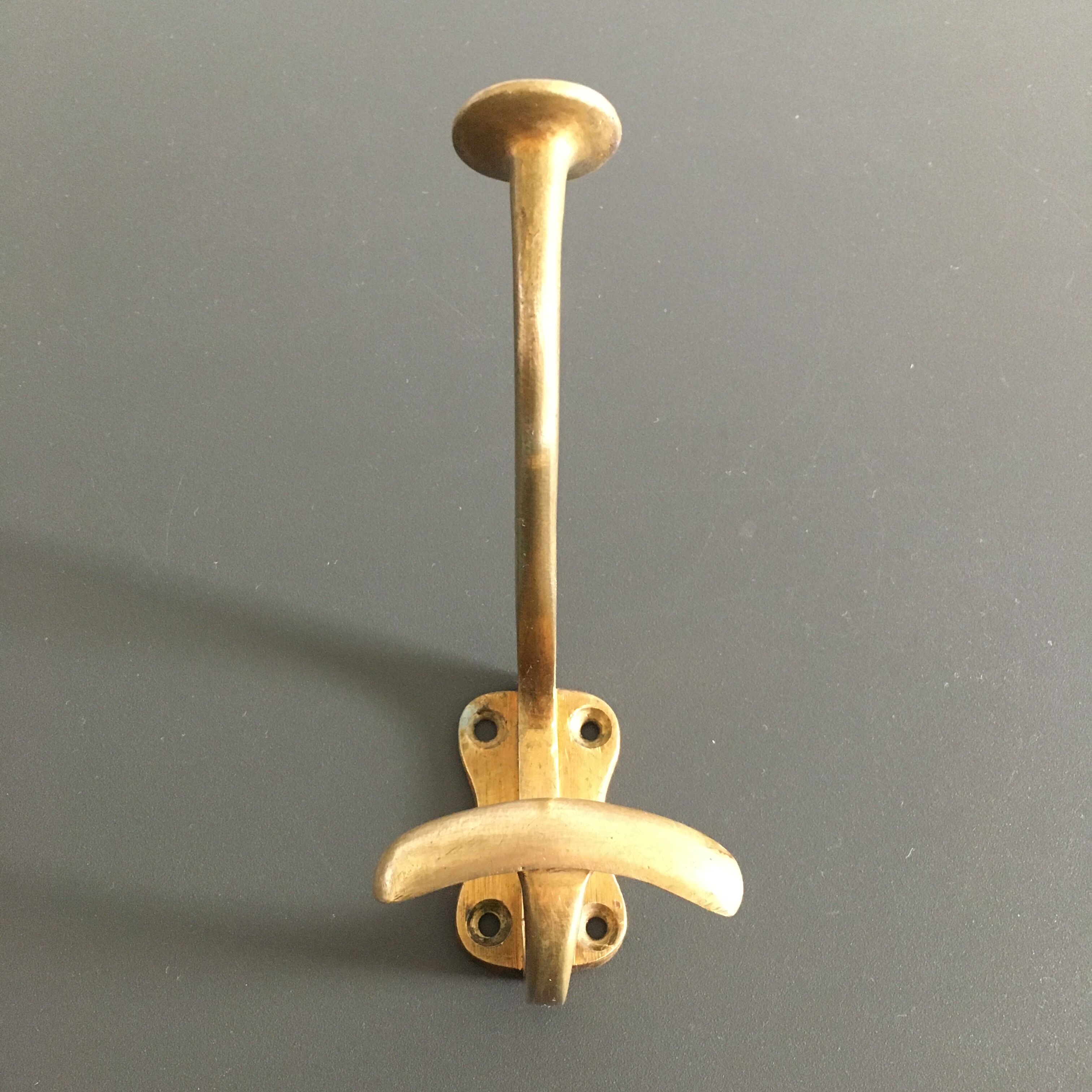 Retro brass patère
