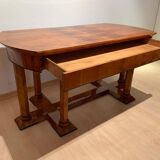 Biedermeier Desk in Cherry Veneer, Austria, 1830s