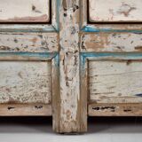 Antique white solid wood sideboard (circa 1920)