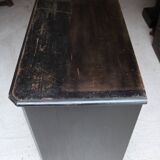 Blackened wood jam maker sideboard 19th Parisian style