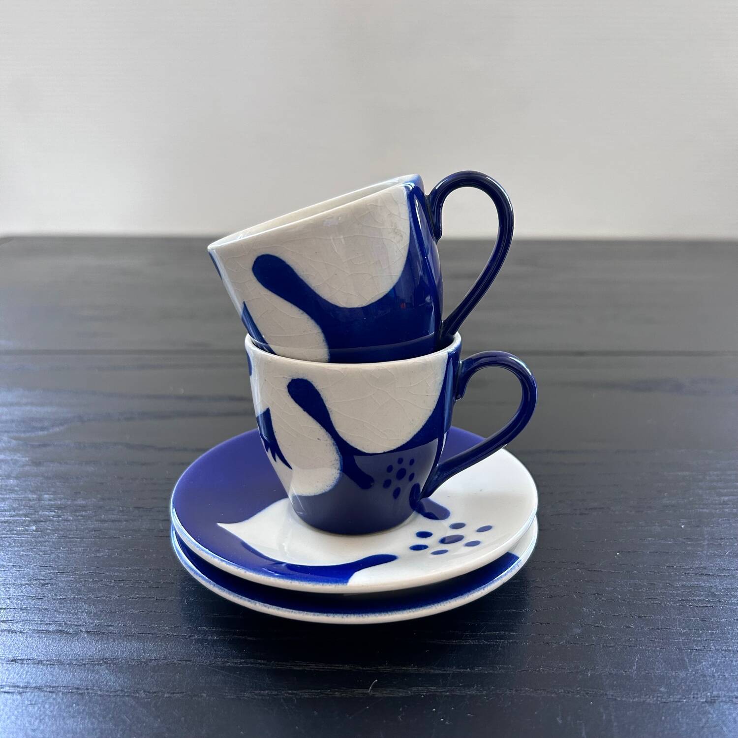 Pair of Habitat 1980 cups