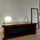 Buffet, wooden TV unit Roche Bobois, Japandi style.