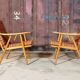 Paire de fauteuils Thonet modèle Boomerang