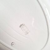 Oval plate Longwy Art Deco