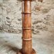 Antique elm side table – French column circa 1900 – Plant stand