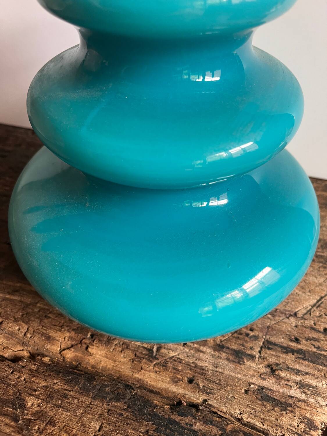 Suspension vintage en opaline