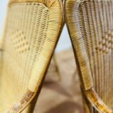 Rattan armchairs