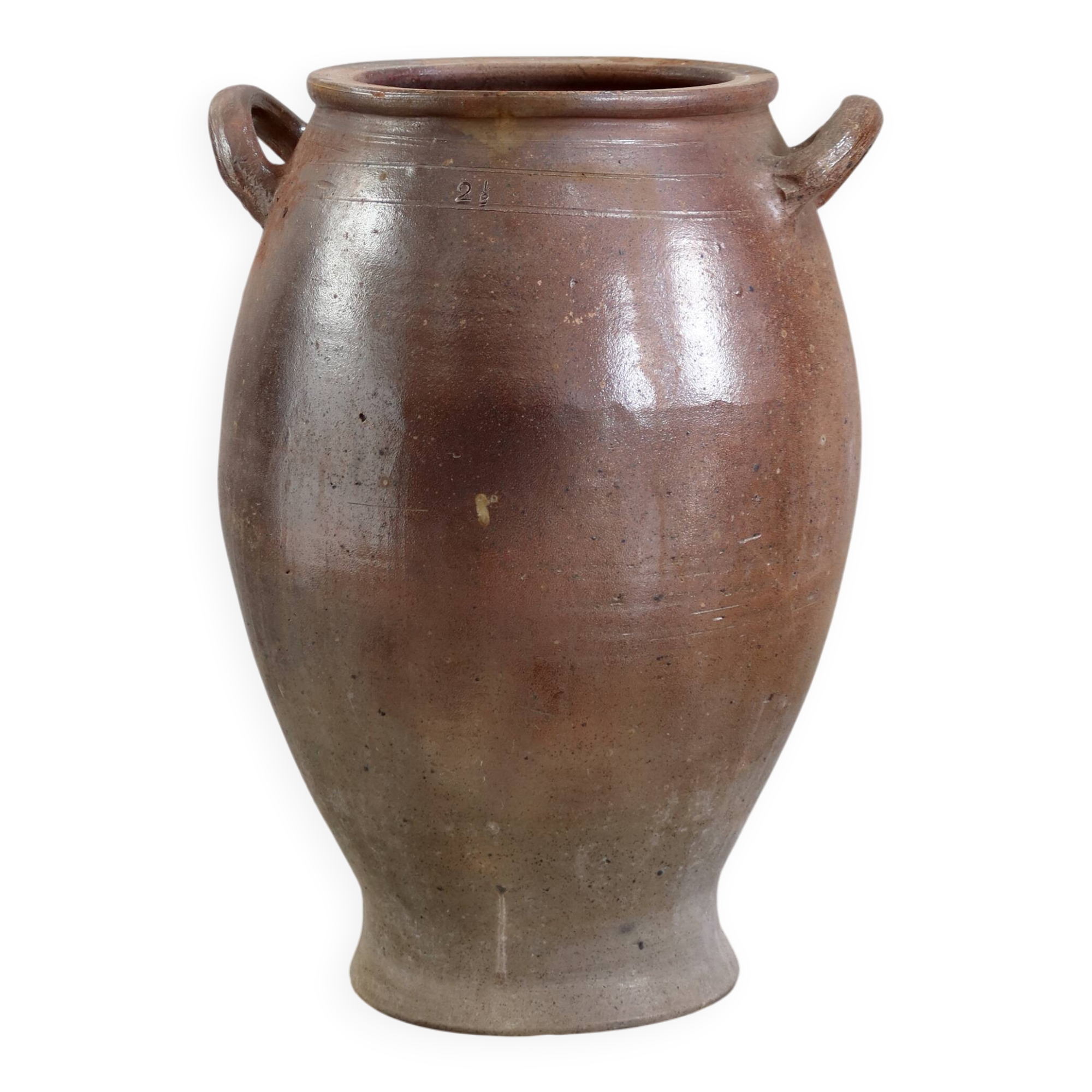 Large stoneware jar in old Provençal style