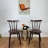 Czechoslovakian style bistro chairs from the 60s