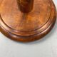 Wooden pedestal table