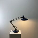 Blue desk lamp '67 G De Luxe' by Fase Madrid, Spain 1970