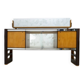 Osvaldo Borsani Mid-Century Modern Italian Walnut and Maple Sideboard, 1950