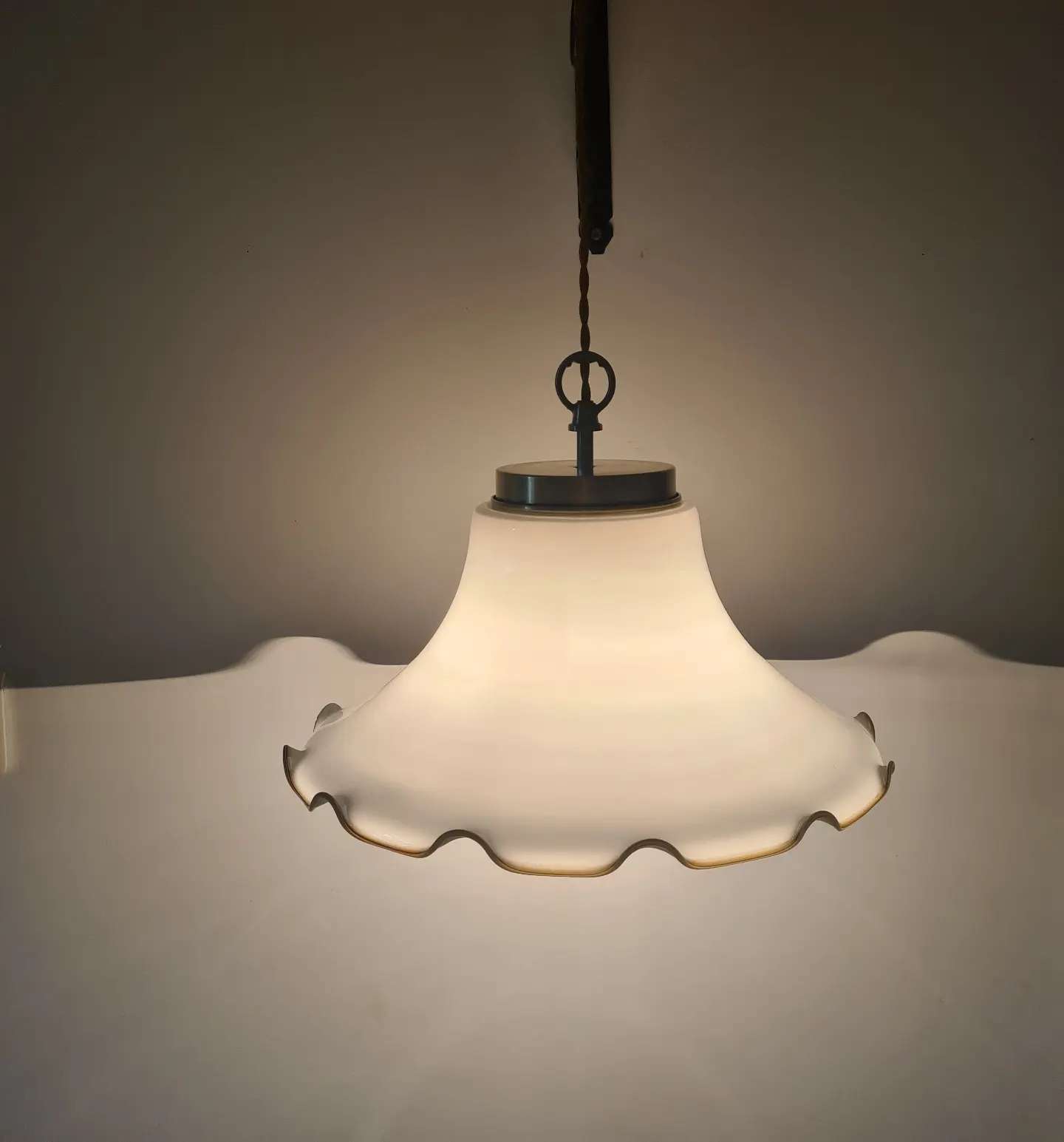 Suspension corolle opaline