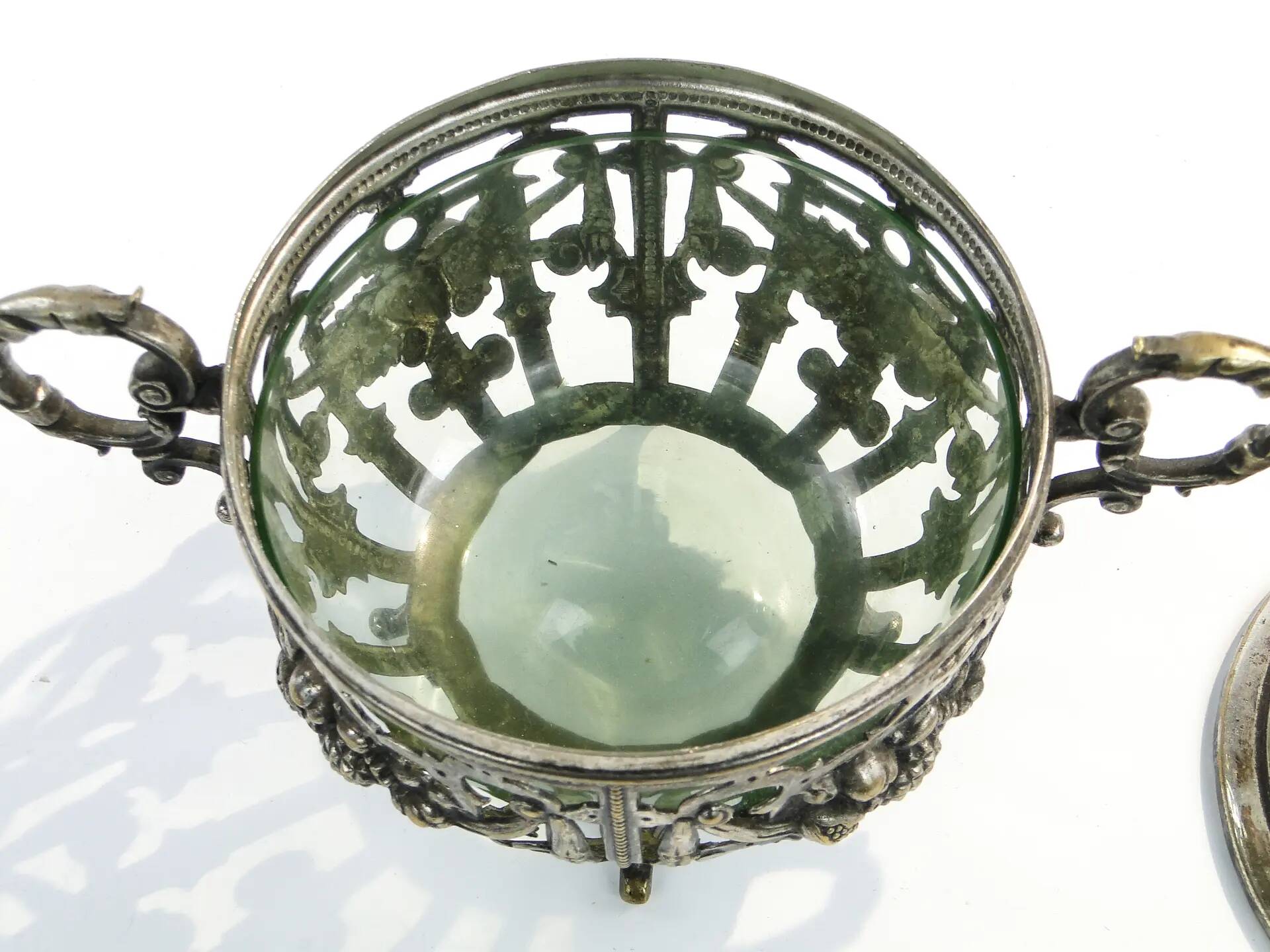 Art Nouveau sugar bowl, WMF, Germany, early 20th century